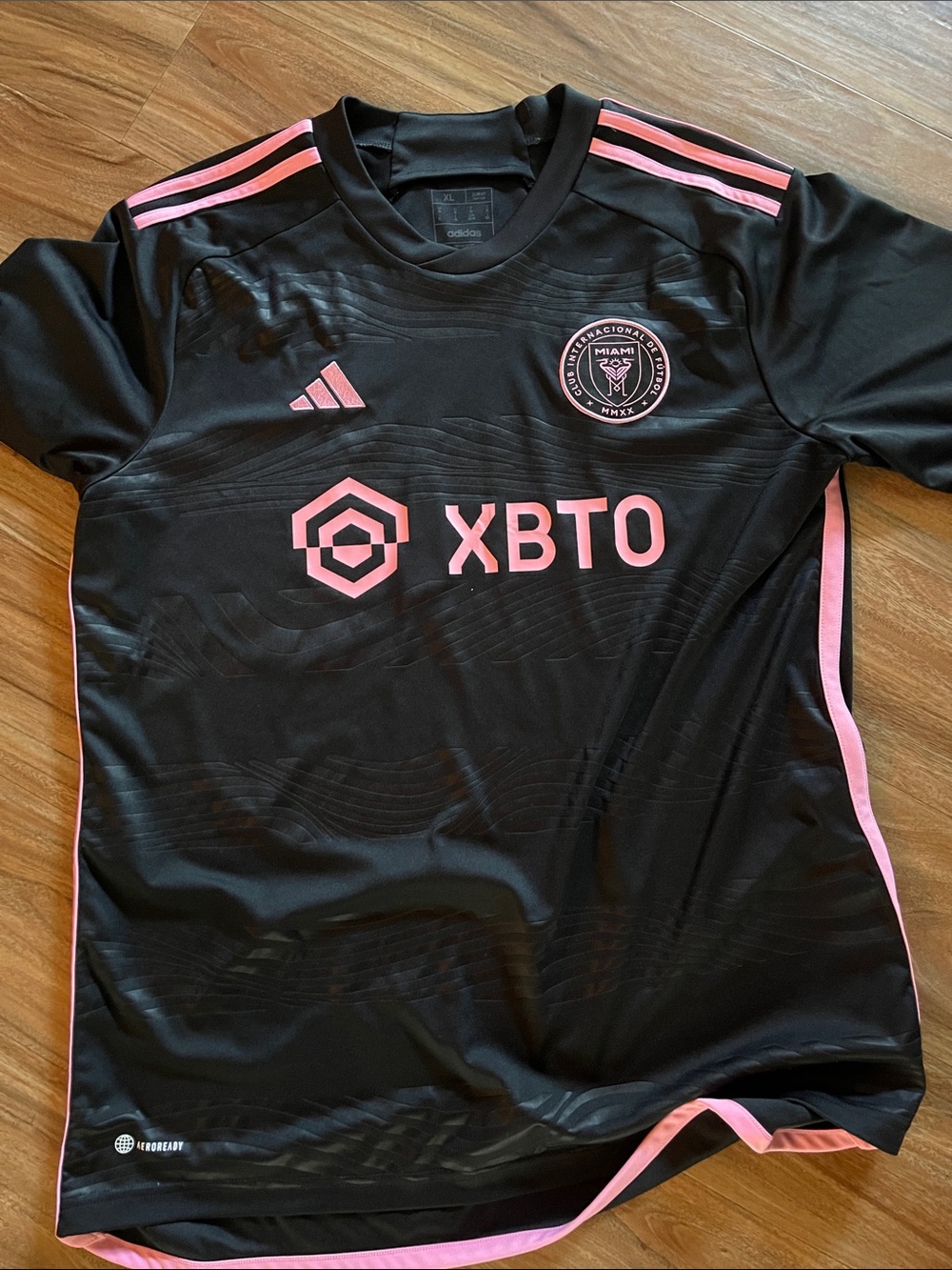Adidas men’s Inter Miami Black & Pink  Jersey